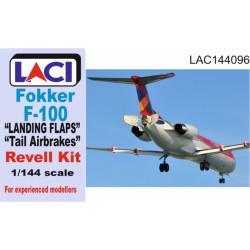 Laci 144096 1/144 Fokker F-100 Landing Flaps And Tail Airbrake For Revell Resin