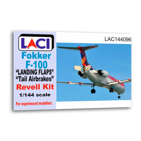 Laci 144096 1/144 Fokker F-100 Landing Flaps And Tail Airbrake For Revell Resin