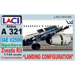 Laci 144105 1/144 Iae V2500 Spoilers Airbus A321 Landing Configuration Zvezda