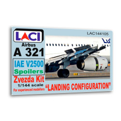 Laci 144105 1/144 Iae V2500 Spoilers Airbus A321 Landing Configuration Zvezda