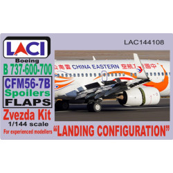 Laci 144108 1/144 Cfm56-7b Spoilers Flaps Boeing 737-600-700 Landing Configuration