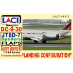 Laci 144111 1/144 Jt8d-7 Spoilers Flaps Douglas Dc-9-30 Landing Configuration