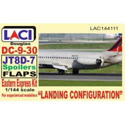 Laci 144111 1/144 Jt8d-7 Spoilers Flaps Douglas Dc-9-30 Landing Configuration