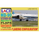 Laci 144113 1/144 V2500-d5 Spoilers Flaps Douglas Md-90 Landing Configuration