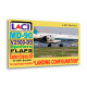 Laci 144113 1/144 V2500-d5 Spoilers Flaps Douglas Md-90 Landing Configuration