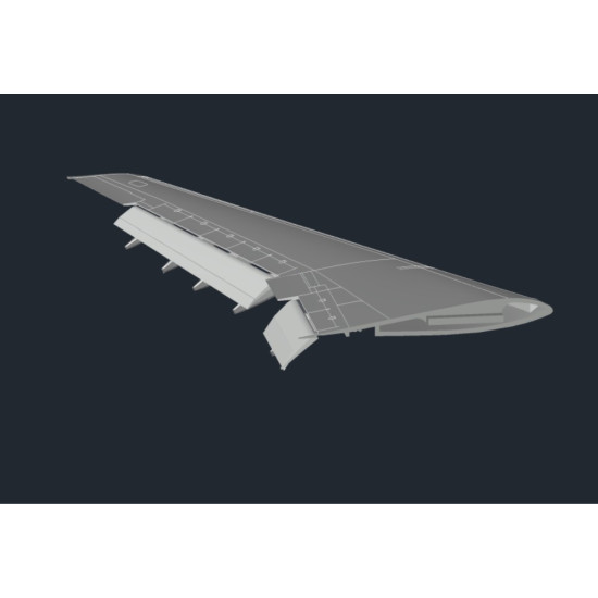 Laci 144124 1/144 Rr Br715 Spoilers Flaps Boeing 717 Landing Configuration