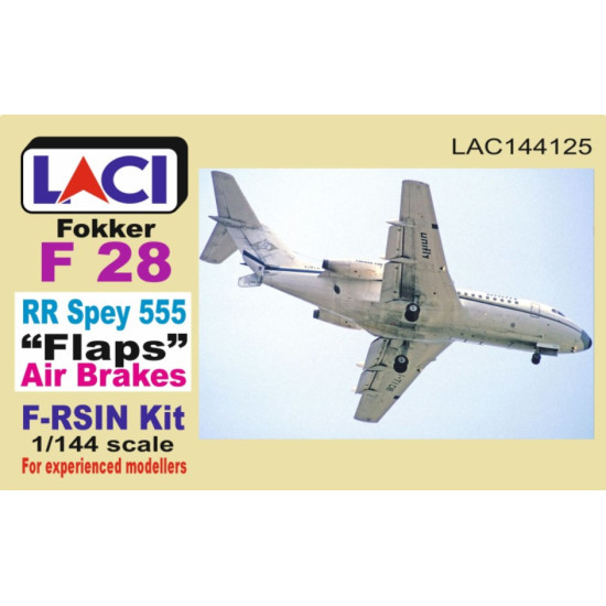 Laci 144125 1/144 Rolls Royce Spey 555 Flaps Air Brakes Fokker F 28 For F-rsin Kit Resin