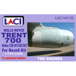 Laci 144133 1/144 Rolls Royce Trent 700 Engines 2pcs For Airbus A330-341/342/343 For Revell