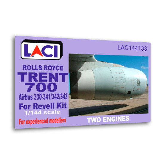 Laci 144133 1/144 Rolls Royce Trent 700 Engines 2pcs For Airbus A330-341/342/343 For Revell