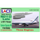 Laci 144142 1/144 Rolls Royce Rb211-22 Late For Lockheed L1011 Tristar Engines 3 Pcs Kit