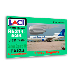 Laci 144143 1/144 Rolls Royce Rb211-524 Engines 3 Pcs For Lockheed L1011 Tristar Kit