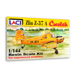 Laci 145001 1/144 Zlin Let Z-37a Cmelak Bumblebee Resin Czech Aircraft Model
