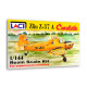 Laci 145001 1/144 Zlin Let Z-37a Cmelak Bumblebee Resin Czech Aircraft Model