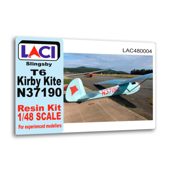 Laci 480004 1/48 Slingsby T6 Kirby Kite N37190 Uk Single-seat Sport Glider