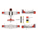 Miniwing 314 1/144 North American T-28a Trojan / Taiwan Rocaf Trainer Aircraft