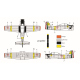 Miniwing 315 1/144 North American T-28a Trojan / Fuerza Aerea Mexicana Aircraft