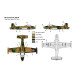 Miniwing 321 1/144 Bac Strikemaster Light Attacker New Zealand Saudi Arabia / Ecuador Aircraft