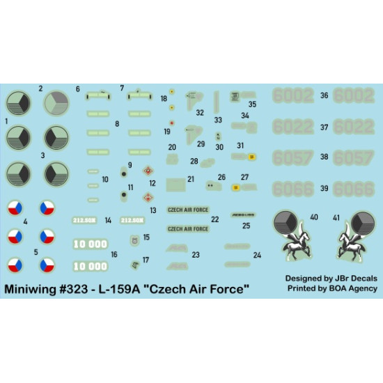 Miniwing 323 1/144 Aero L-159a Alca Czech Air Force Light Attack Jet Aircraft