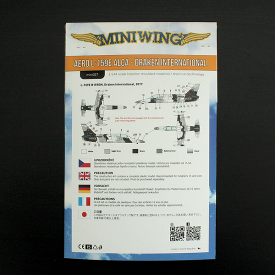 Miniwing 327 1/144 Aero L-159e Alca Arctic Draken Internation Attack Jet