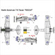 Miniwing 336 1/144 North American T-6 Texan American Trainer Taiwan Af Rocaf