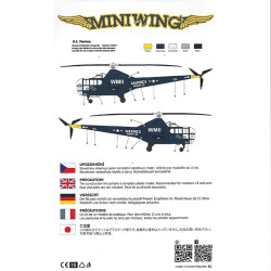 Miniwing 340 1/144 Sikorsky Ho-3s-1 Dragonfly Helicopter Us Marine Corps