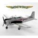 Miniwing 345 1/144 Sud Aviation T-28s Fennec French Trainere Aircraft 2pcs