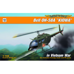 Miniwing 366 1/144 Bell Oh-58a Kiowa In Vietnam War helicopter