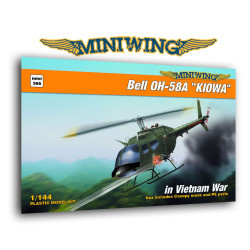 Miniwing 366 1/144 Bell Oh-58a Kiowa In Vietnam War helicopter