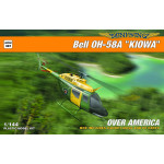 Miniwing 367 1/144 Bell Oh-58a Kiowa Over America Helicopter