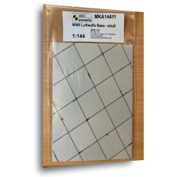 Mark I Mka14411 1/144 Wwii Luftwaffe Airfied Base Small Square Concrete Panels