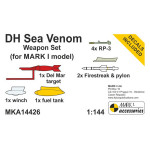 Mark I Mka14426 1/144 Sea Venom Weapon Set Resin Parts And Decals For Mkm