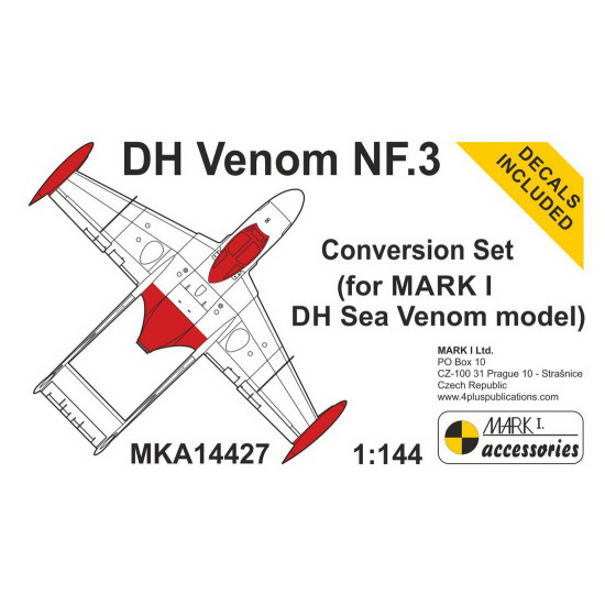 Mark I Mka14427 1/144 De Havilland Dh Venom Nf.3 Conversion Set