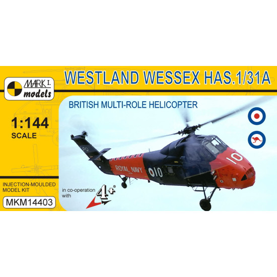 Mark I Mkm144003 1/144 Westland Wessex Has.1/Has.31a British Multi-role Helicopter