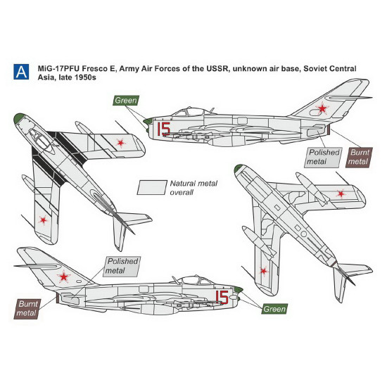 Mark I Mkm144010 1/144 Mig-17pf/Pfu Fresco D/E Soviet All-weather Fighter