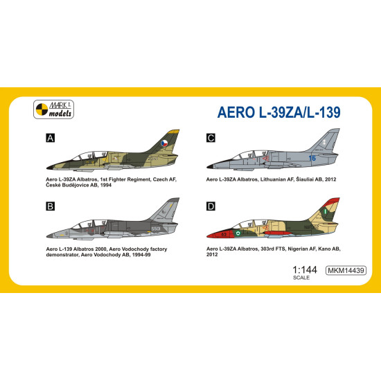 Mark I Mkm144039 1/144 Aero L-39za Albatros/L-139 2000 Light Attack Aircraft