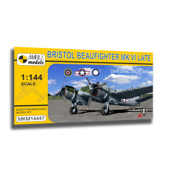 Mark I Mkm144047 1/144 Bristol Beaufighter Mk.vi Late Dihedral Tailplane Fighter