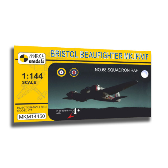 Mark I Mkm144050 1/144 Bristol Beaufighter Mk.if/Vif No.68 Sq. Raf Heavy Fighter