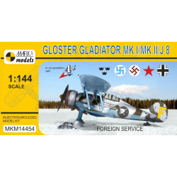 Mark I Mkm144054 1/144 Gloster Gladiator Mk.i/Ii/J 8 Foreign Service Fighter