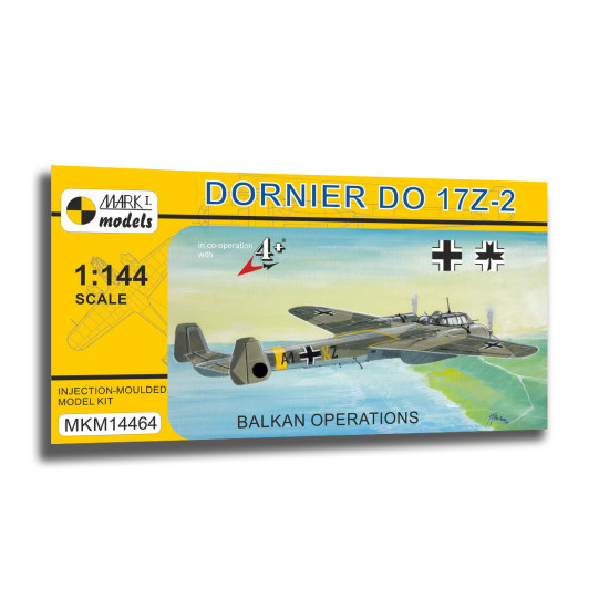Mark I Mkm144064 1/144 Dornier Do 17z-2 Balkan Operations German Light Bomber