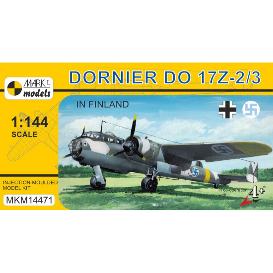 Mark I Mkm144071 1/144 Dornier Do 17z-2/3 In Finland German Light Bomber