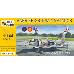 Mark I Mkm144087 1/144 Hawker Harrier Gr.1/Va.1 Matador Raf Vtol/Stol Fighter