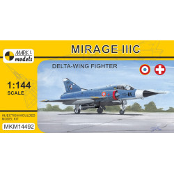 Mark I Mkm144092 1/144 Mirage Iiic Delta-wing Fighter French Jet Fighter
