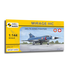 Mark I Mkm144092 1/144 Mirage Iiic Delta-wing Fighter French Jet Fighter