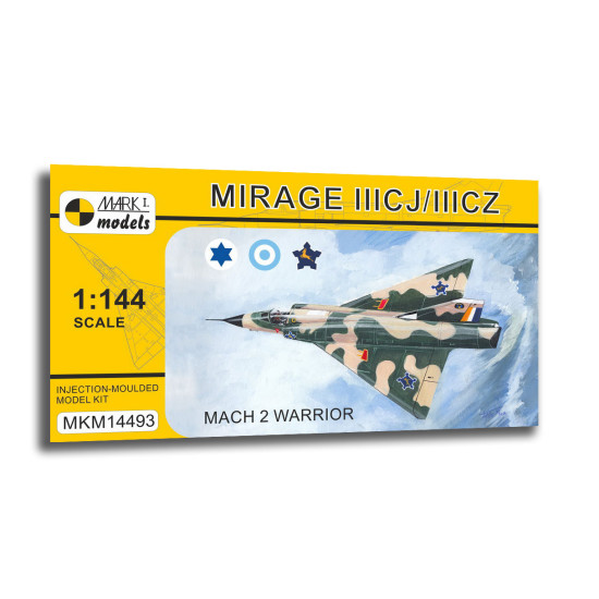 Mark I Mkm144093 1/144 Mirage Iiicj/Cz Mach 2 Warrior French Jet Fighter