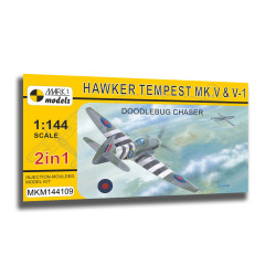 Mark I Mkm144109 1/144 Hawker Tempest Mk.v Srs.1/2 Doodlebug Chaser Raf Fighter 2pcs
