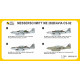 Mark I Mkm144118 1/144 Messerschmitt 262b/Cs-92 Jet Trainer German Fighter 2in1