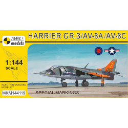 Mark I Mkm144119 1/144 Hawker Harrier Gr.3/Av-8a/Av-8c Special Markings Raf Jet