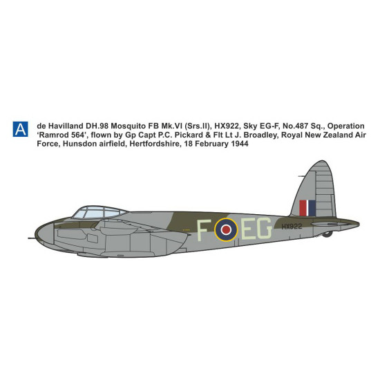 Mark I Mkm144124 1/144 De Havilland Dh.98 Mosquito Fb.vi Amiens Prison Raid