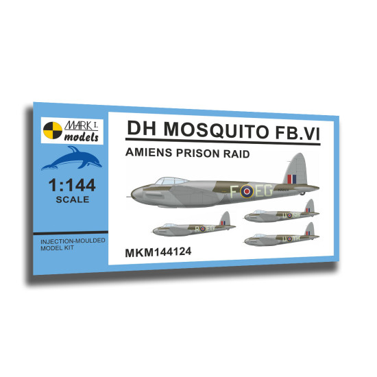 Mark I Mkm144124 1/144 De Havilland Dh.98 Mosquito Fb.vi Amiens Prison Raid