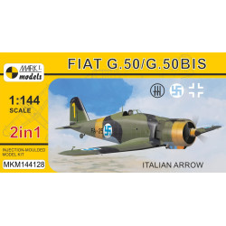 Mark I Mkm144128 1/144 Fiat G.50/50bis Italian Arrow Fighter Aircraft Wwii 2pcs